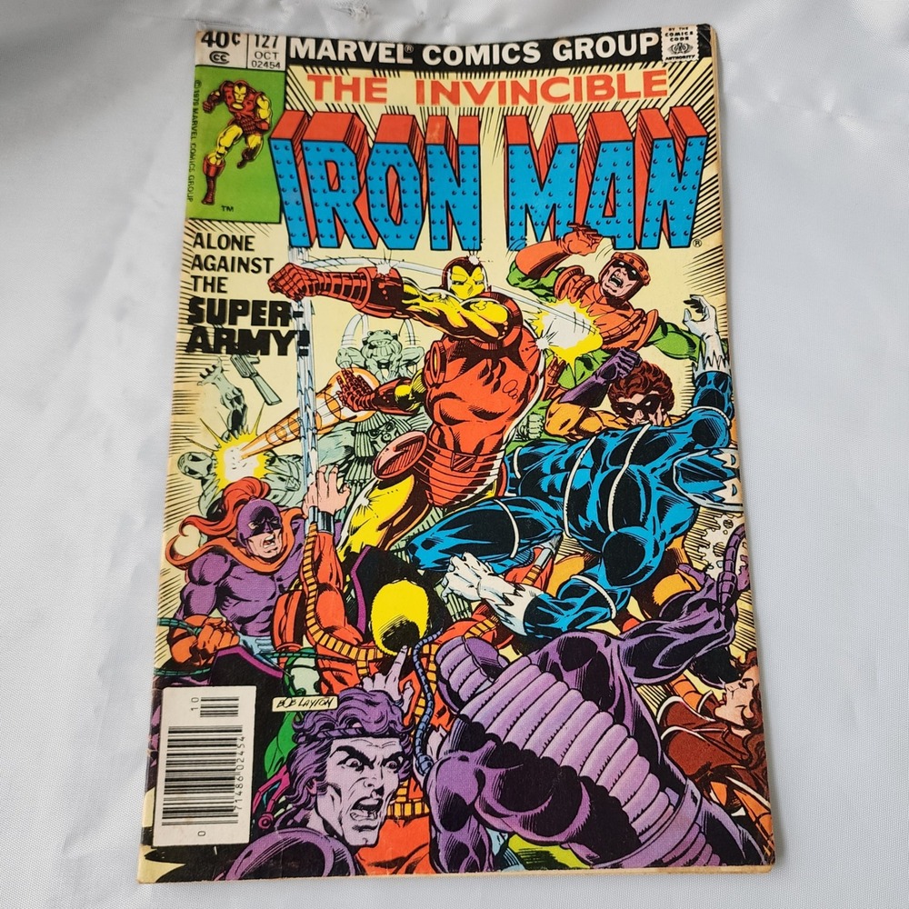 The Invincible Iron Man #127 Comic Book October 1979‎ Marvel Group News Stand FN